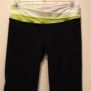 Lululemon Capri with Fancy Waistband Detail